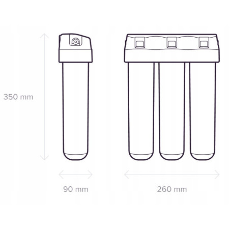 FILTR WODY PODZLEWOZMYWAKOWY AQUAPHOR KRYSZTAŁ H