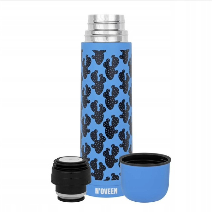 TERMOS Z KUBKIEM BUTELKA TERMICZNA KUBEK TURYSTYCZNY DLA DZIECI DO SZKOŁY