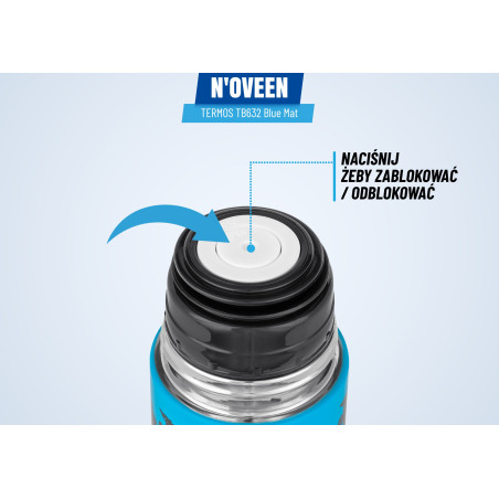 TERMOS Z KUBKIEM BUTELKA TERMICZNA KUBEK TURYSTYCZNY DLA DZIECI DO SZKOŁY