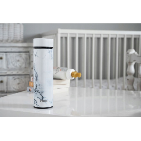 KUBEK TERMICZNY 450ml WYŚWIETLACZ LED SITKO TB2319 MARMUREK MARMUR NOVEEN