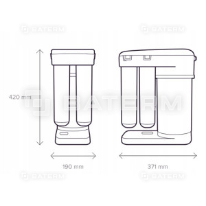 FILTR WODY PITNEJ OSMOZA AQUAPHOR RO-101S MORION