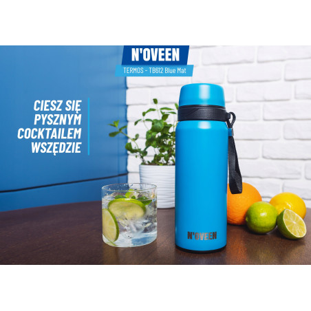 TERMOS TURYSTYCZNY BUTELKA TERMICZNA 700ml INOX BLUE