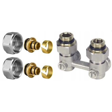 MODUŁ ZESPÓŁ GRZEJNIKOWY KĄTOWY ŚRUBO DO PEX KPL.