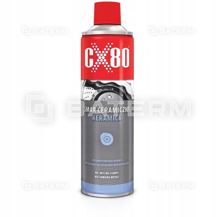 CX80 SMAR CERAMICZNY WYSOKOTEMPERATUROWY 500ml KERAMICX