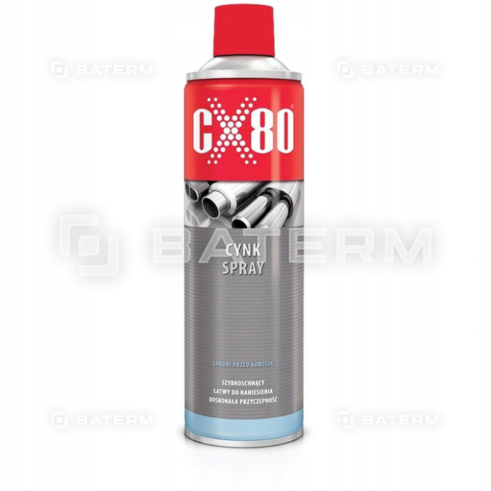 CX80 CYNK SPRAY OCHRONA PRZED KOROZJĄ RDZĄ 500ml