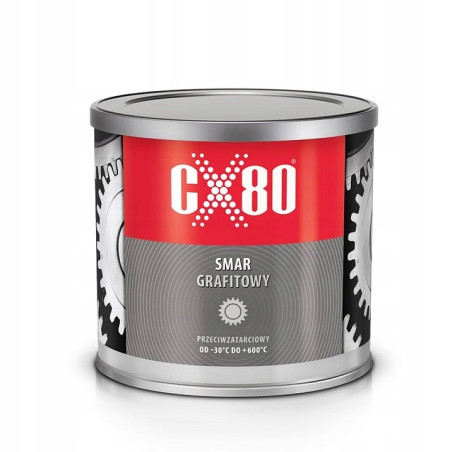 CX80 SMAR GRAFITOWY ODPORNY PRZECIWZATARCIOWY 500g