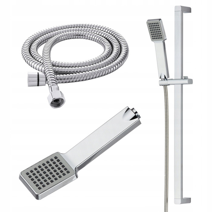 ZESTAW NATRYSKOWY PRYSZNICOWY NATYNKOWY PRYSZNIC UCHWYT cubic loft CHROM