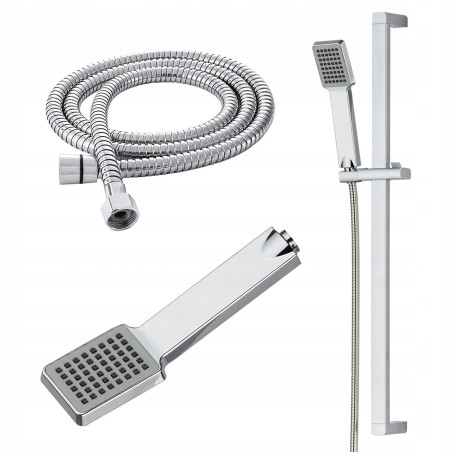 ZESTAW NATRYSKOWY PRYSZNICOWY NATYNKOWY PRYSZNIC UCHWYT cubic loft CHROM