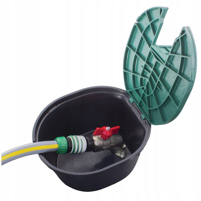 STUDZIENKA OUT SKRZYNKA POBORU WODY Z ZAWOREM 3/4