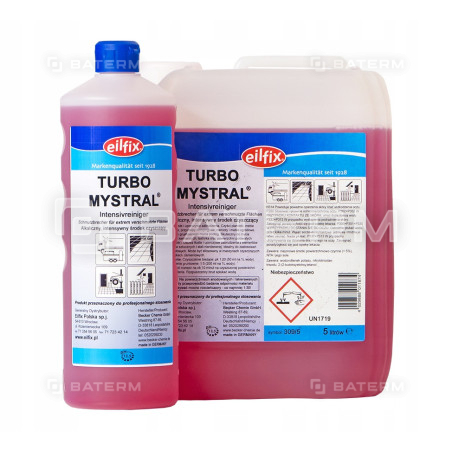 Eilfix TURBO-MYSTRAL 1L Alkaliczny płyn uniwersalny INTESNYWNY