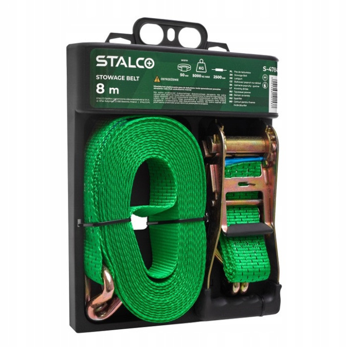 PAS DO ŁADUNKÓW TAŚMA MOCUJĄCA 5000KG 8MX50MM STALCO S-47840