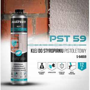 Klej do styropianu pistoletowy 750 ml STALCO