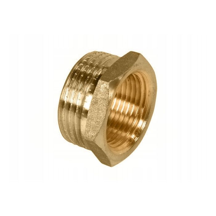 REDUKCJA ZWĘŻKA ZEWNĘTRZNO WEWNĘTRZNA MOSIĘŻNA 6/4'' x 5/4'' WZMOCNIONA