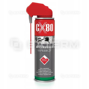 CX80 TEFLON DUO SPRAY Środek konserwująco-naprawczy i Antyadhezyjny 250ml