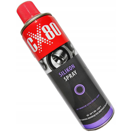 CX80 SILIKON SPRAY DO TWORZYW SZTUCZNYCH 500ML