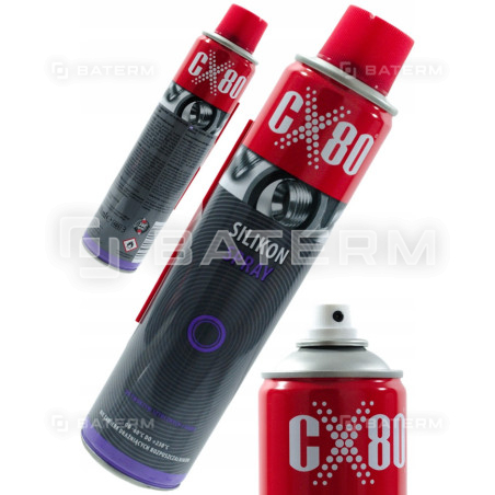 CX80 SMAR SILIKONOWY SPOŻYWCZY Z ATESTEM NSF 300ml SILIKON SPRAY