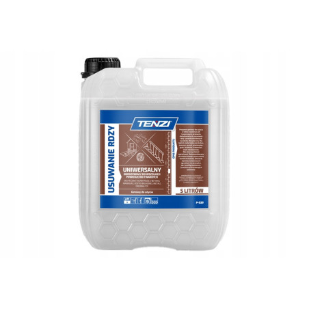 Płyn do usuwania rdzy, żelaza, śladów po nawozach, pożółknięć TENZI / 5L