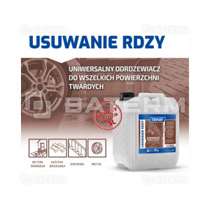 Płyn do usuwania rdzy, żelaza, śladów po nawozach, pożółknięć TENZI / 5L