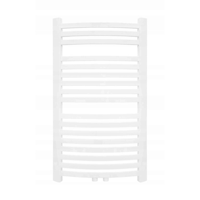 Grzejnik Łazienkowy BIAŁY 57 x 80 cm Zasilanie Centryczne DIAMOND