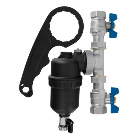 KOMPLET FILTR MAGNETYCZNY, SEPARATOR ZANIECZYSZCZEŃ - DN25 1