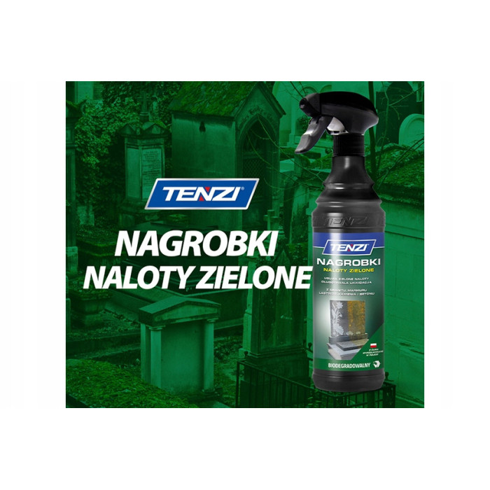 Płyn do czyszczenia nagrobków z zielonych nalotów 0,6 L TENZI