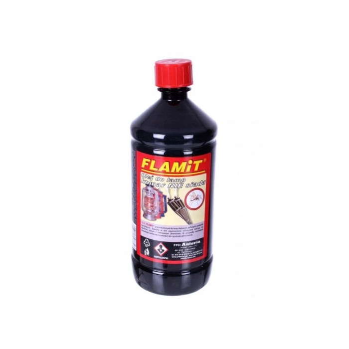 OLEJ DO LAMP ŚWIEC POCHODNI NAFTA PRZECIW KOMAROM 980 ml FLAMIT
