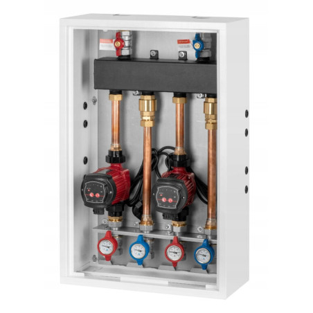 ZESTAW GRUPA POMPOWA 2- SEKCYJNA 2 x OBIEG BEZPOŚREDNI