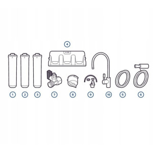 Filtr pod zlew Aquaphor ECO H PRO zmiękczanie i mikrofiltracja