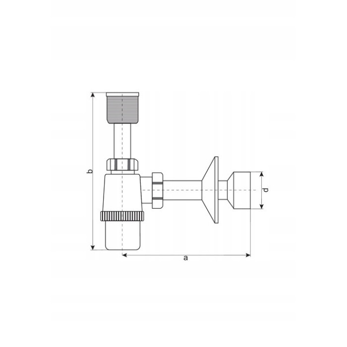 SYFON DO PISUARU PISUAROWY ODPŁYW FI 50 PL
