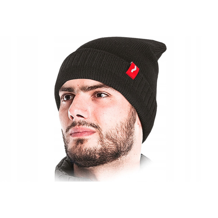 Reis czapka beanie rozmiar uniwersalny zimowa robocza czarna