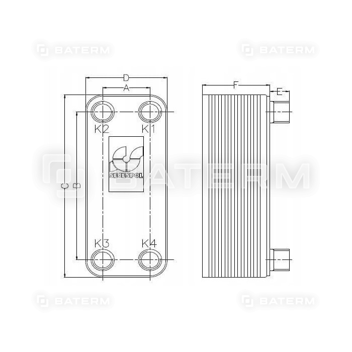 WYMIENNIK PŁYTOWY SECESPOL LB31-40 O MOCY DO 45KW