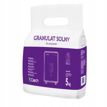 SÓL GRUBOZIARNISTA DO ZMYWAREK PRALEK 5 KG GRANULAT SOLNY CIECH G-SALT