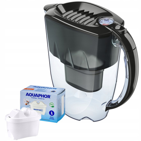 Dzbanek filtrujący AMETHYST AQUAPHOR czarny z wkładem Maxfor+