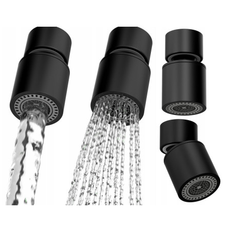 PRZEDŁUŻKA PERLATOR DYSZA DO KRANU BATERII DWA TRYBY PRACY UNIWERSALNY