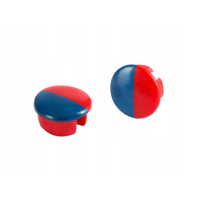 ZAŚLEPKA Z TWORZ DO RĘCZKI NIEBIESKO/CZERWONE 1 sztuka