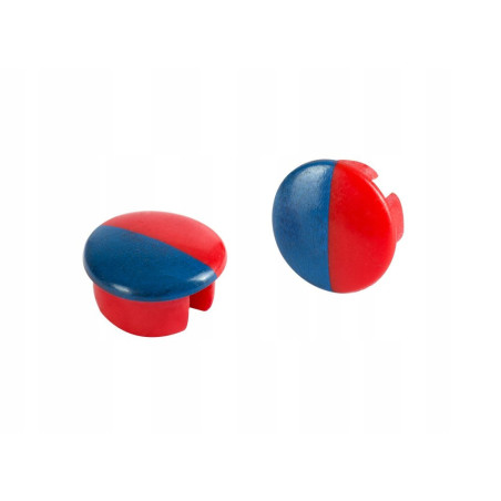 ZAŚLEPKA Z TWORZ DO RĘCZKI NIEBIESKO/CZERWONE 1 sztuka