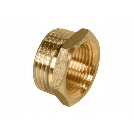 REDUKCJA ZWĘŻKA ZEWNĘTRZNO WEWNĘTRZNA MOSIĘŻNA 6/4'' x 1'' WZMOCNIONA