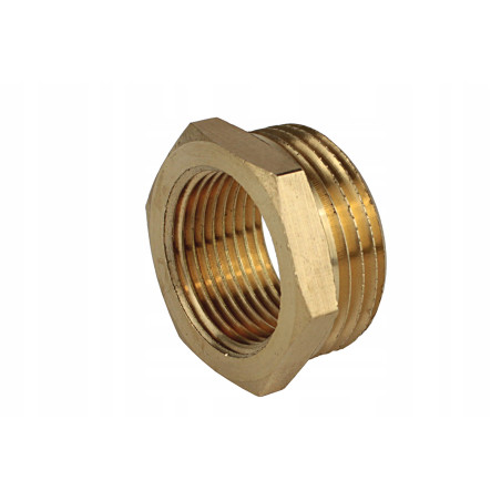 REDUKCJA ZWĘŻKA ZEWNĘTRZNO WEWNĘTRZNA MOSIĘŻNA 6/4'' x 1'' WZMOCNIONA
