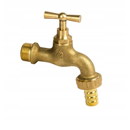 Zawór grzybkowy Diamond 1/2'' czerpalny mosiądz ozdobny MATOWY WYPŁYWOWY