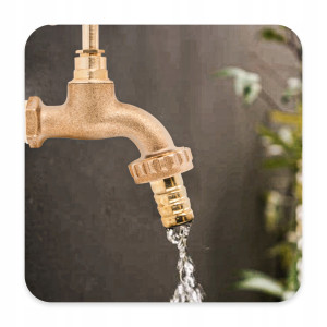 Zawór grzybkowy Diamond 1/2'' czerpalny mosiądz ozdobny MATOWY WYPŁYWOWY