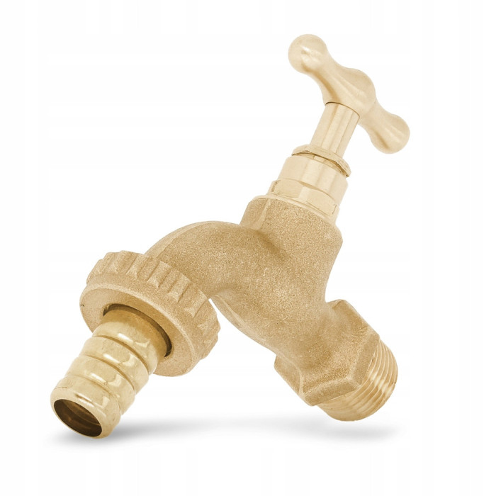 Zawór grzybkowy Diamond 1/2'' czerpalny mosiądz ozdobny MATOWY WYPŁYWOWY