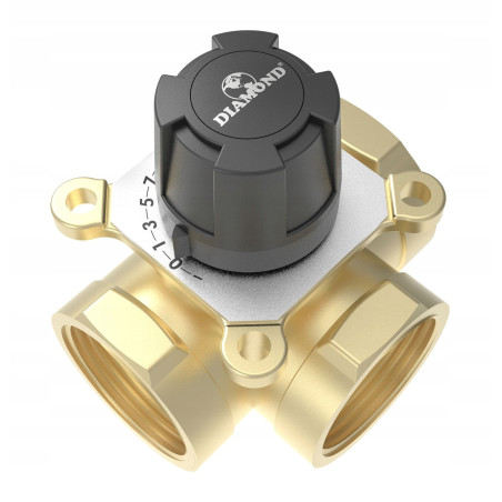 ZAWÓR REGULACYJNY 3 DROGOWY MIESZAJĄCY 3/4 CALA