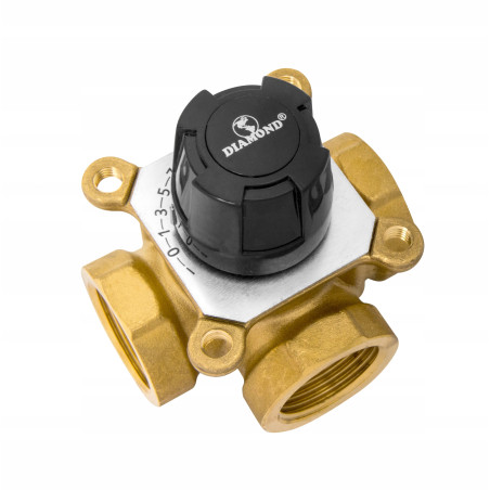 ZAWÓR REGULACYJNY 3 DROGOWY MIESZAJĄCY 1 1/2 CALA