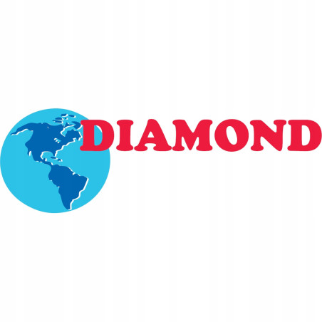 Bateria prysznicowa dwuuchwytowa ścienna Diamond Barbados chrom
