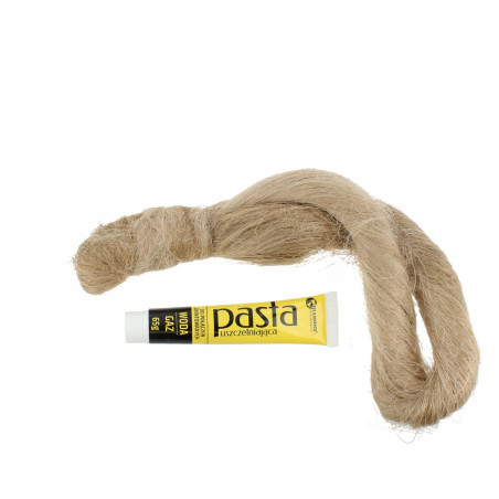 Zestaw instalacyjny pakuły lniane 100g + pasta 65g
