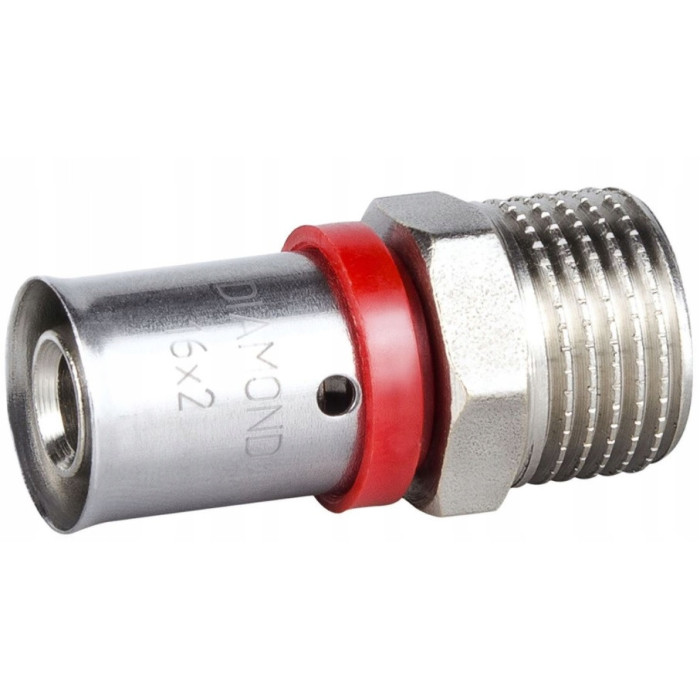 ZŁĄCZKA ZAPRASOWYWANA NYPEL ZAPRAS PEX 20x1'' GZ PRESS DIAMOND MOCNA