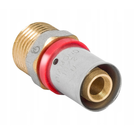 ZŁĄCZKA ZAPRASOWYWANA NYPEL ZAPRAS PEX 20x1'' GZ PRESS DIAMOND MOCNA