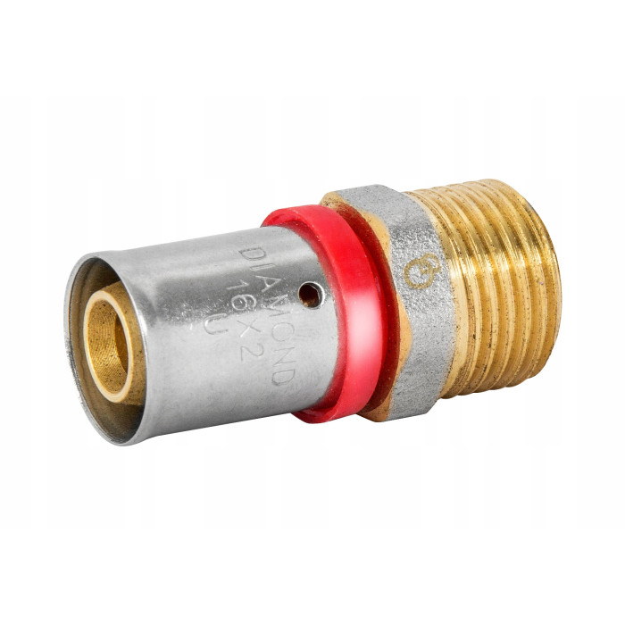 ZŁĄCZKA ZAPRASOWYWANA NYPEL ZAPRAS PEX 20x1'' GZ PRESS DIAMOND MOCNA