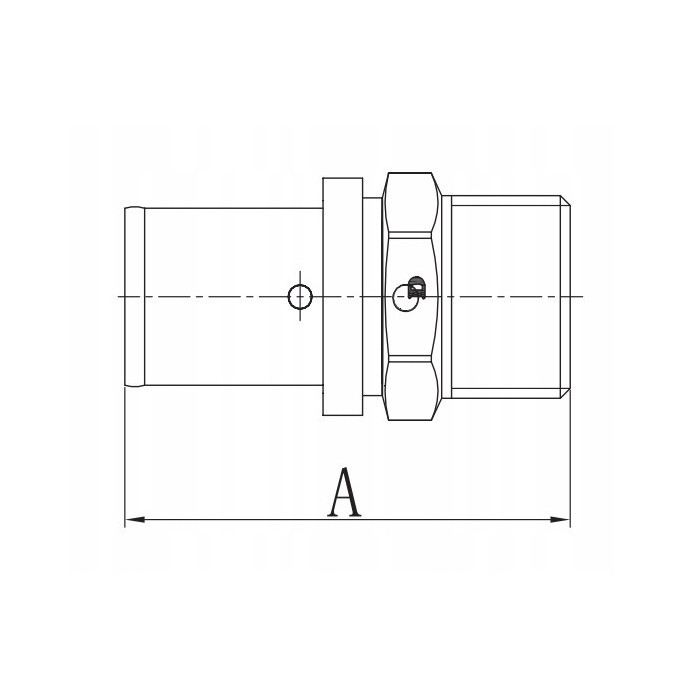 ZŁĄCZKA ZAPRASOWYWANA NYPEL ZAPRAS PEX 20x1'' GZ PRESS DIAMOND MOCNA