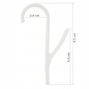 Wieszak, haczyk, uchwyt na grzejnik kaloryfer 2 szt. Czarny